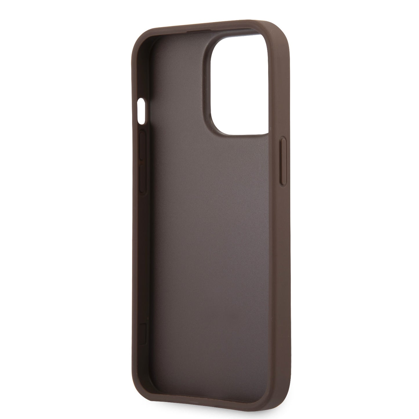 Guess iPhone 13 PRO Backcover - Brown Stripe - Bruin