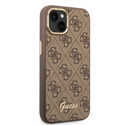 Guess iPhone 14 Plus Backcover - 4G Script - Bruin