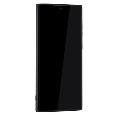 Samsung S22 Ultra Dun Silicoon hoesje - TPU Backcover - Zwart