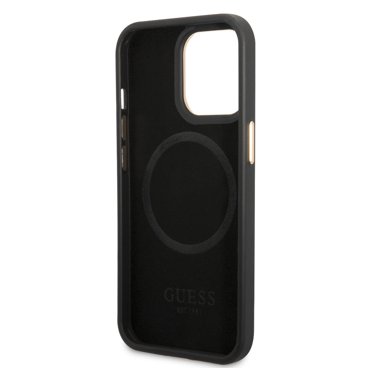 Guess iPhone 14 Pro Max Backcover - Magsafe Compatible - Grijs