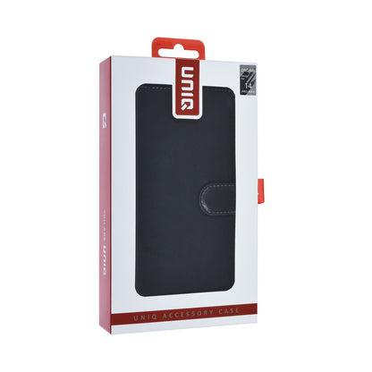 iPhone 13 PRO Luxe Bookcase voor 9 pasjes - Magneetsluiting - Zwart