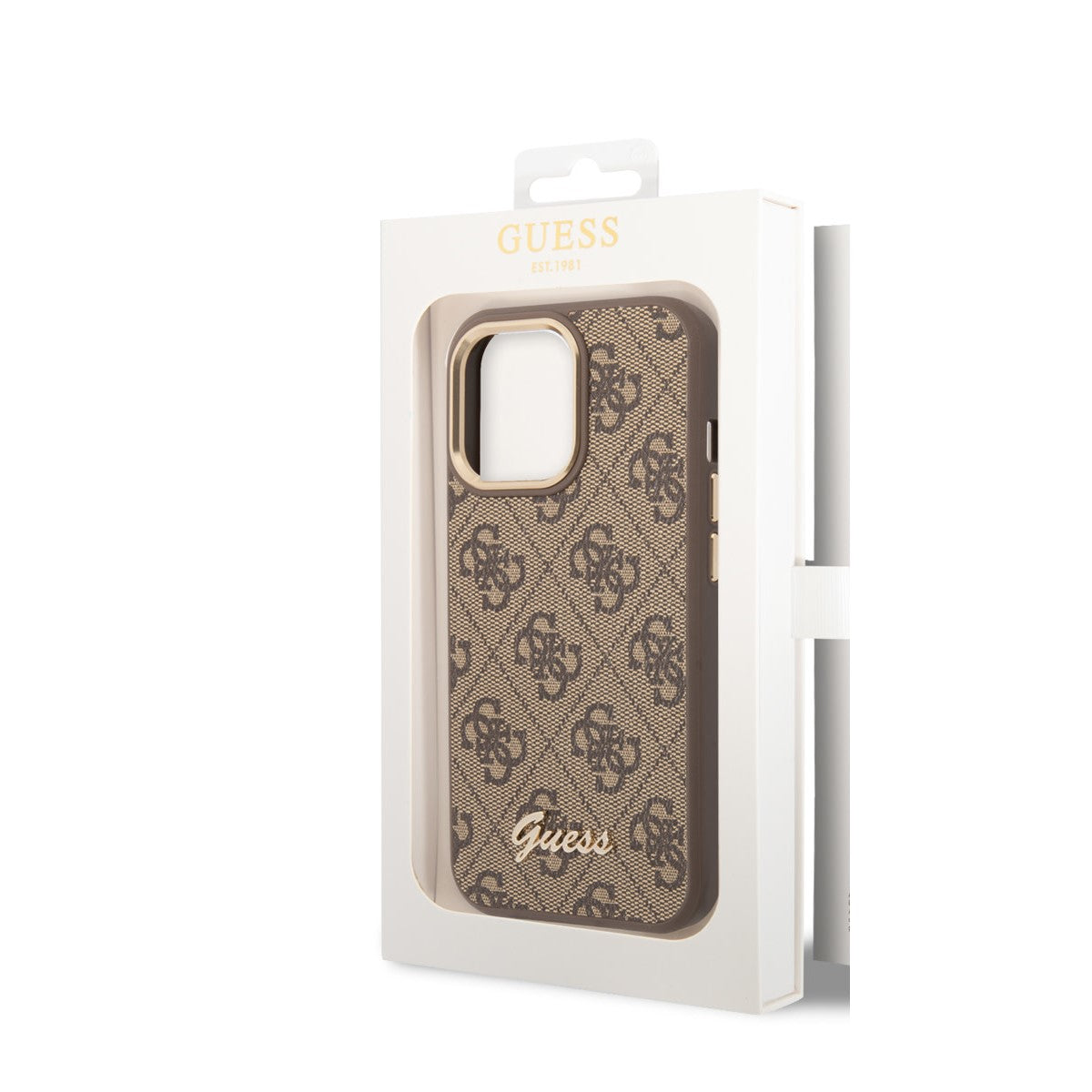 Guess iPhone 14 Pro Backcover - 4G Script - Bruin