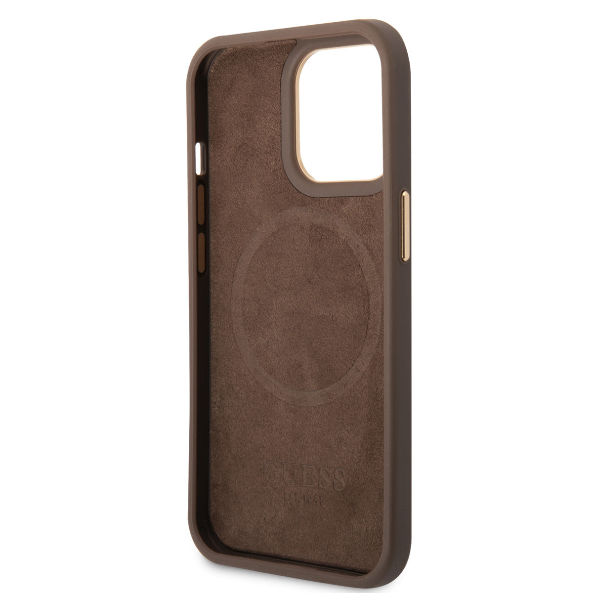 Guess iPhone 14 Pro Backcover - Magsafe Compatible - Bruin