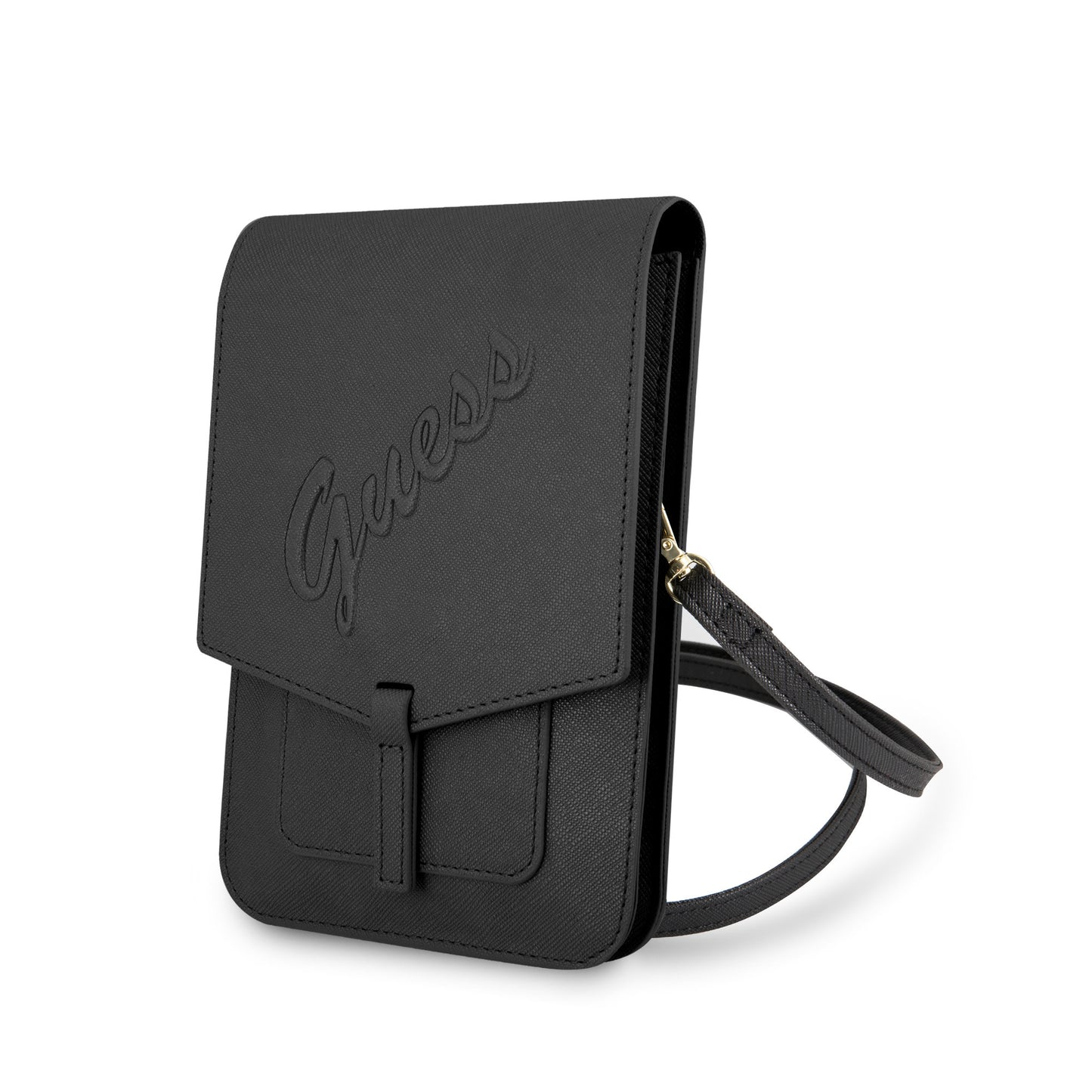Guess 7 inch PU Leather Heuptas - Wallet bag - Zwart