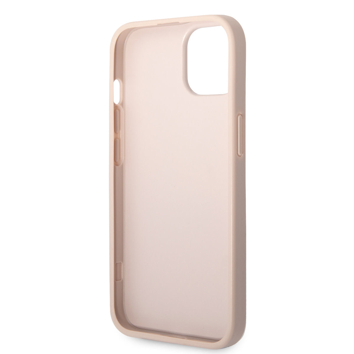 Guess iPhone 14 Plus Backcover - Gold 4G Logo - Roze