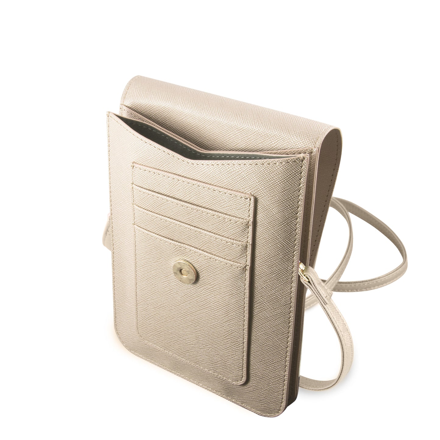 Guess 7 inch PU Leather Heuptas - Wallet bag - Beige