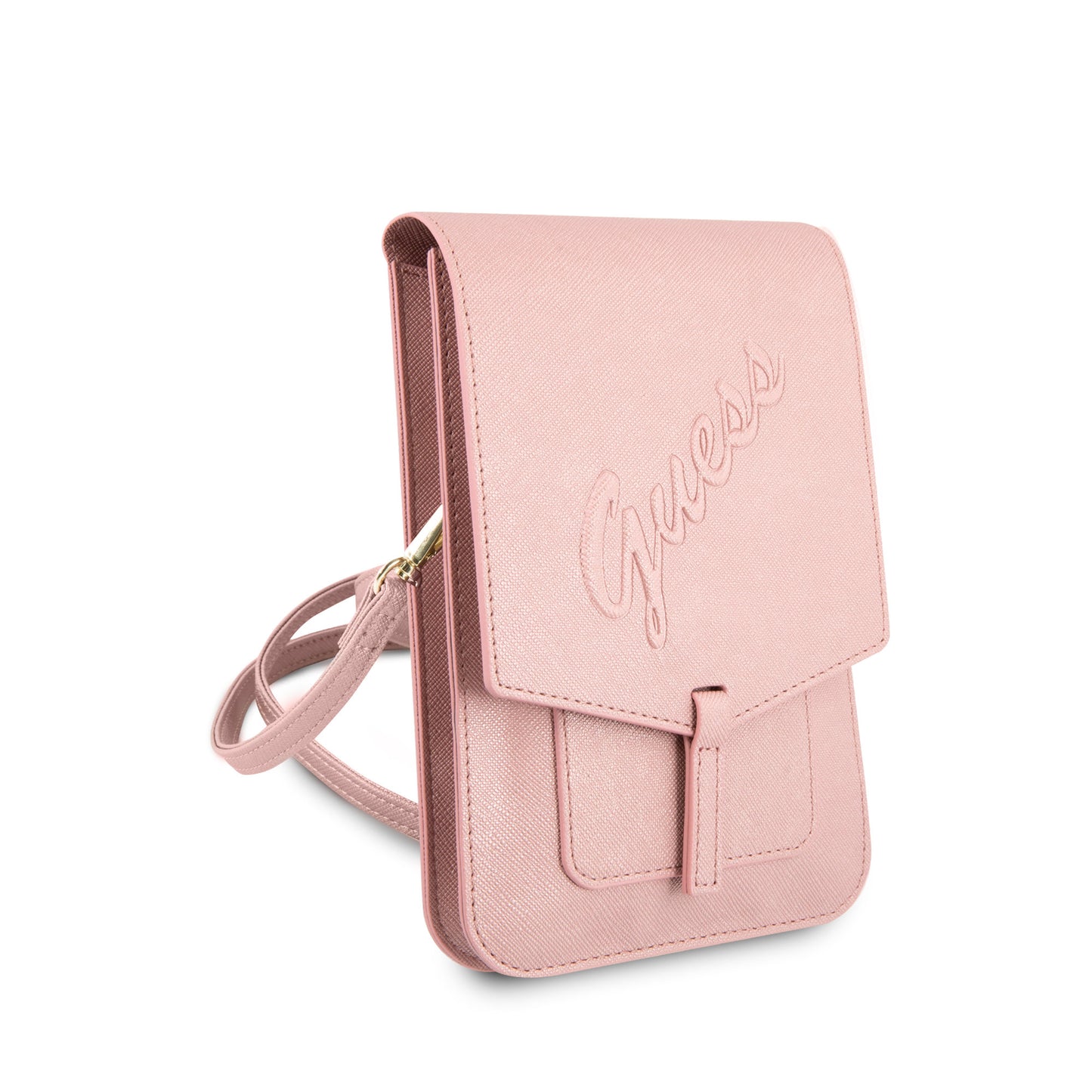 Guess 7 inch PU Leather Heuptas - Wallet bag - Roze