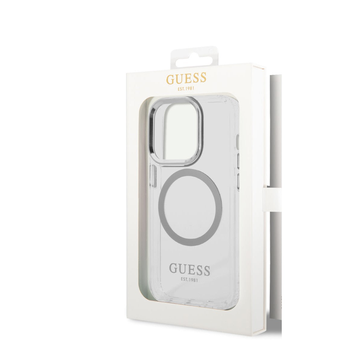 Guess iPhone 14 PRO Backcover - Magsafe Compatible - Transparant
