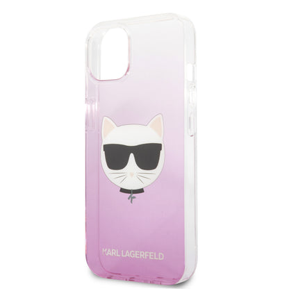 Karl Lagerfeld iPhone 13 Mini Backcover - Choupette - Paars