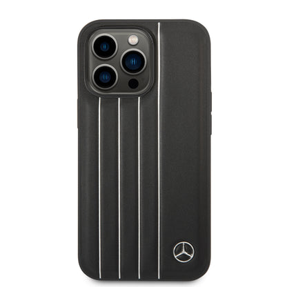 Mercedes-Benz iPhone 14 Pro Max Leer Backcover - New Urban III - Zwart