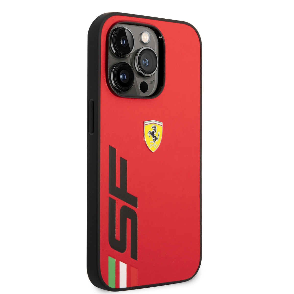 Ferrari iPhone 14 Pro Backcover - Big SF Logo - Rood