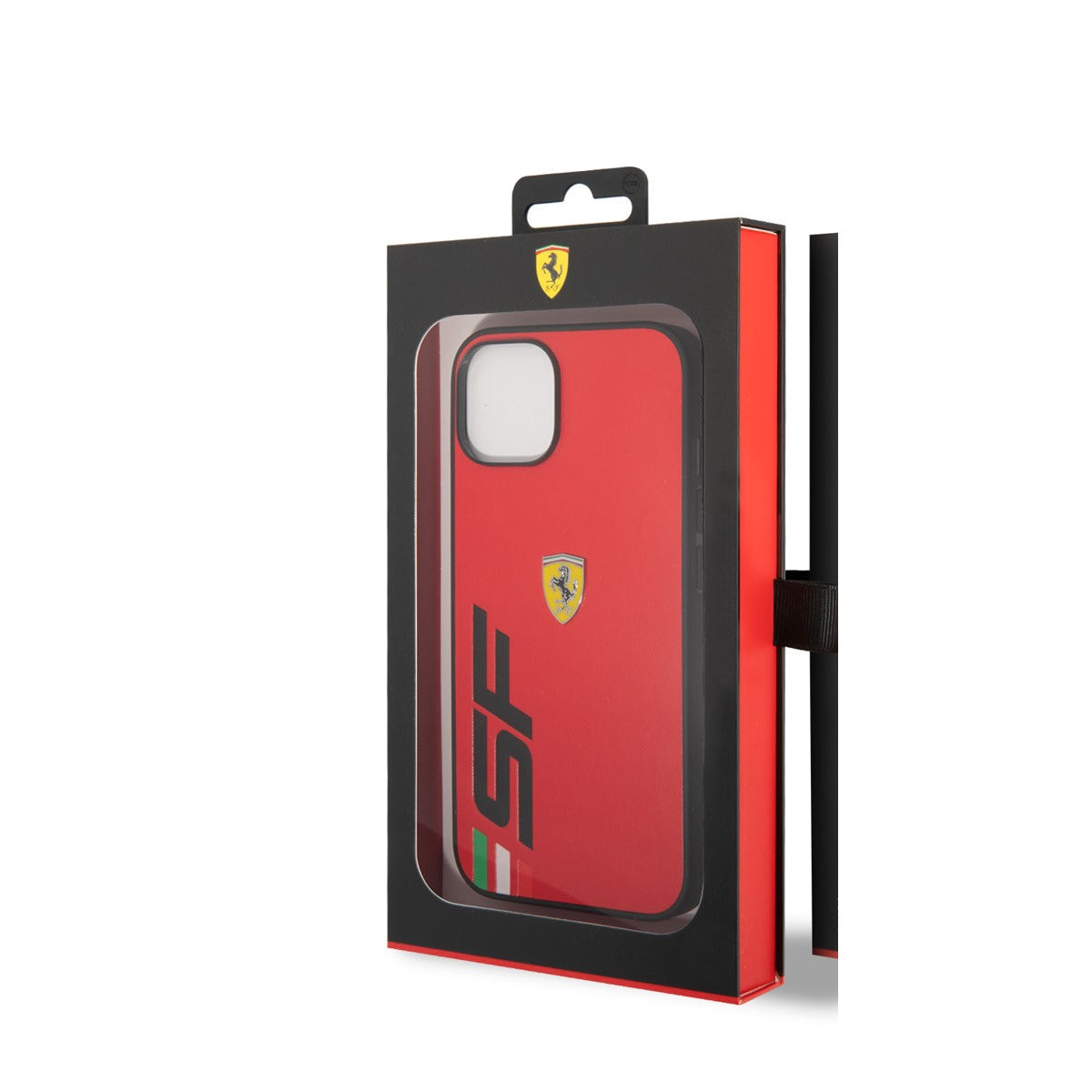 Ferrari iPhone 14 Plus Backcover - Big SF Logo - Rood