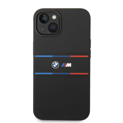 BMW iPhone 14 Backcover - Hexo Tricolor - Zwart