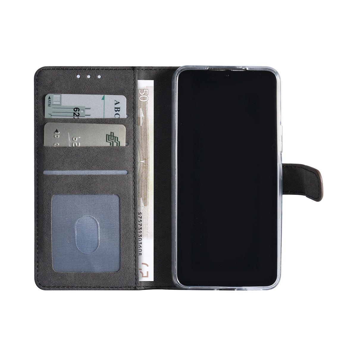 Samsung Galaxy S22 Plus Booktype hoesje - Bruin - Pasjeshouder - Magneetsluiting