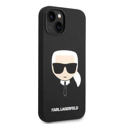 Karl Lagerfeld iPhone 14 Plus Backcover - Karl - Zwart