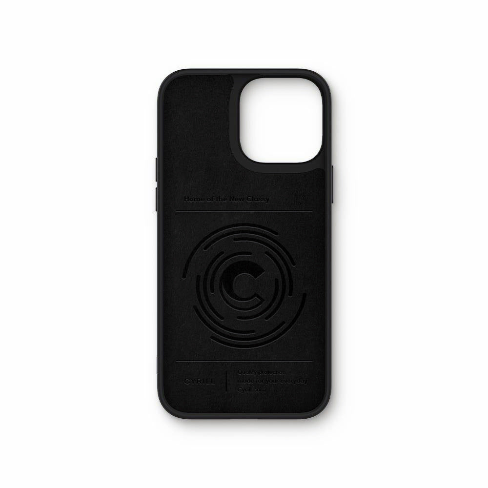 Spigen Cyrill Leather Brick iPhone 13 PRO MAX Backcover - Magsafe Compatible - Zwart