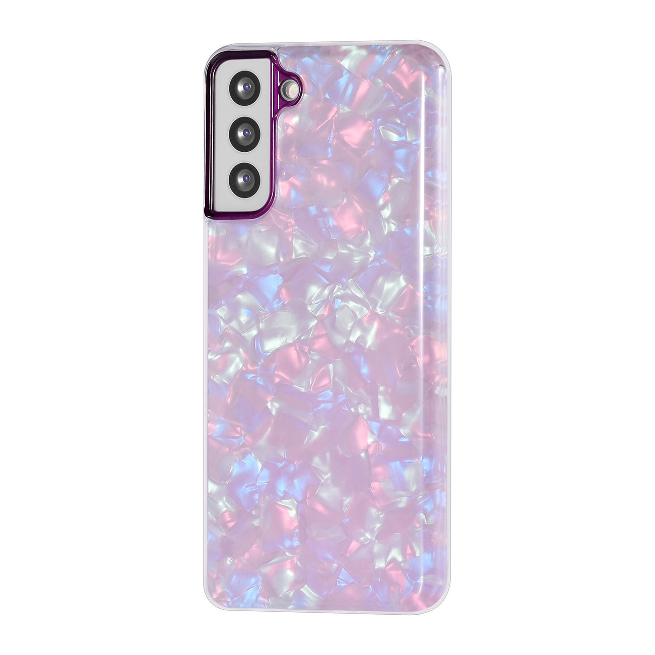 Samsung S21 Plus Backcover - Popsocket - Paars