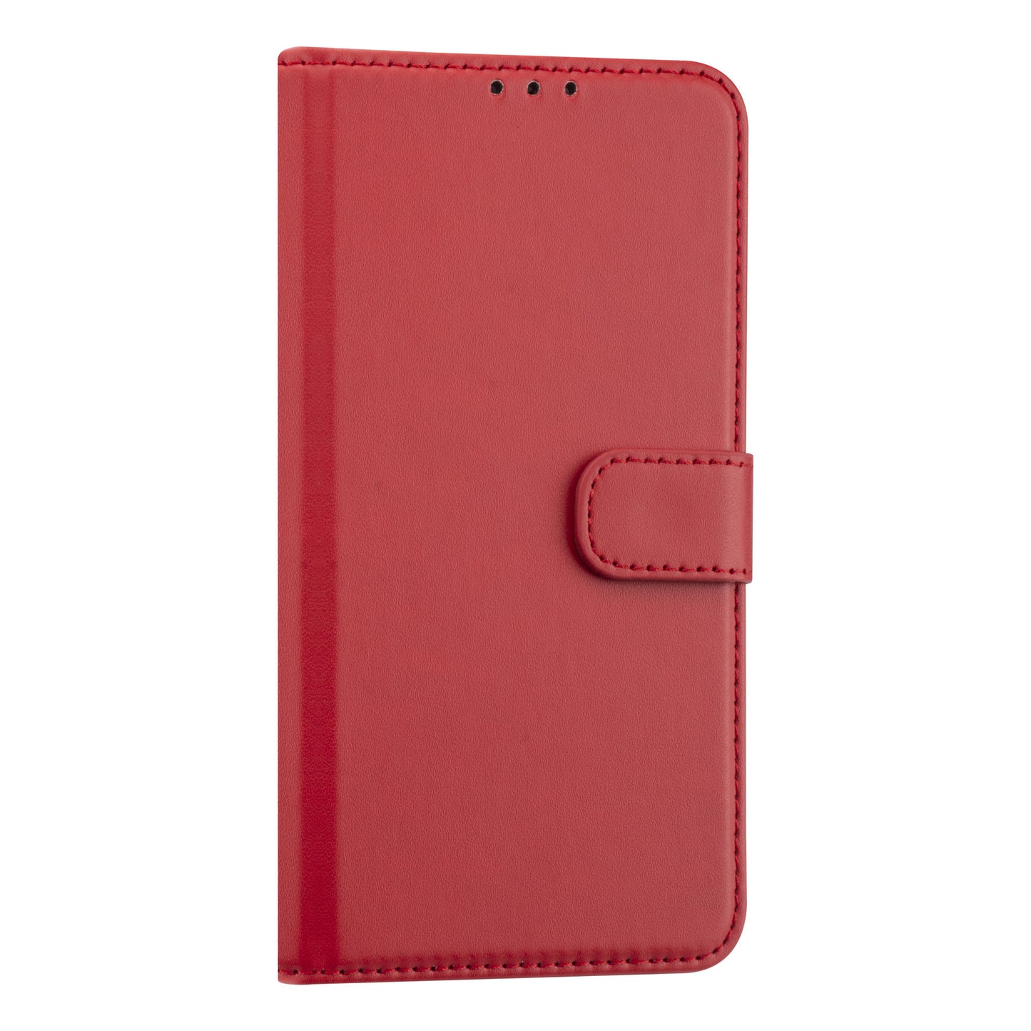 Samsung Galaxy S21 Plus Booktype hoesje - Rood - Pasjeshouder - Magneetsluiting