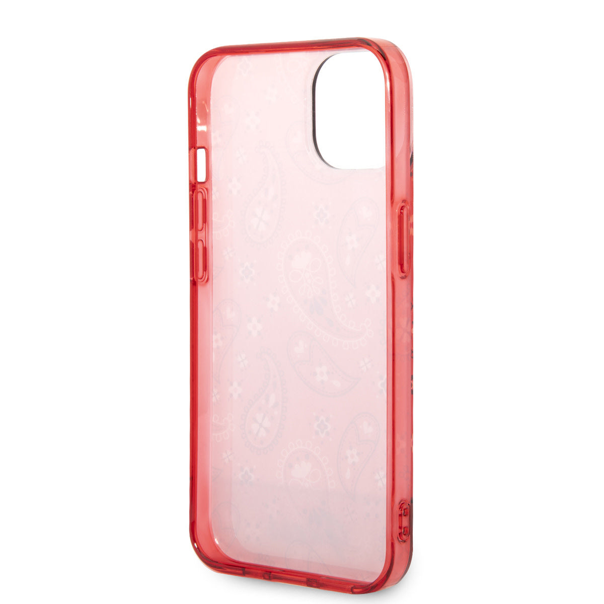 Guess iPhone 14 Plus Backcover - Paisley Collectie - Rood