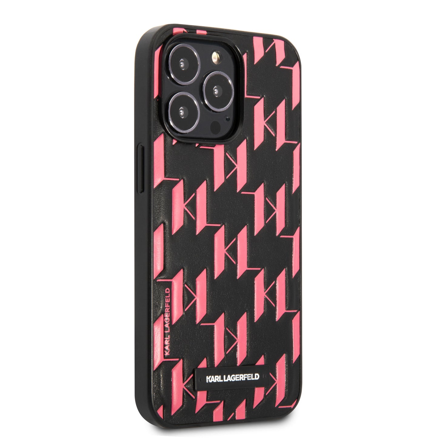 Karl Lagerfeld iPhone 13 PRO MAX Backcover - Monogram Plaque - Roze