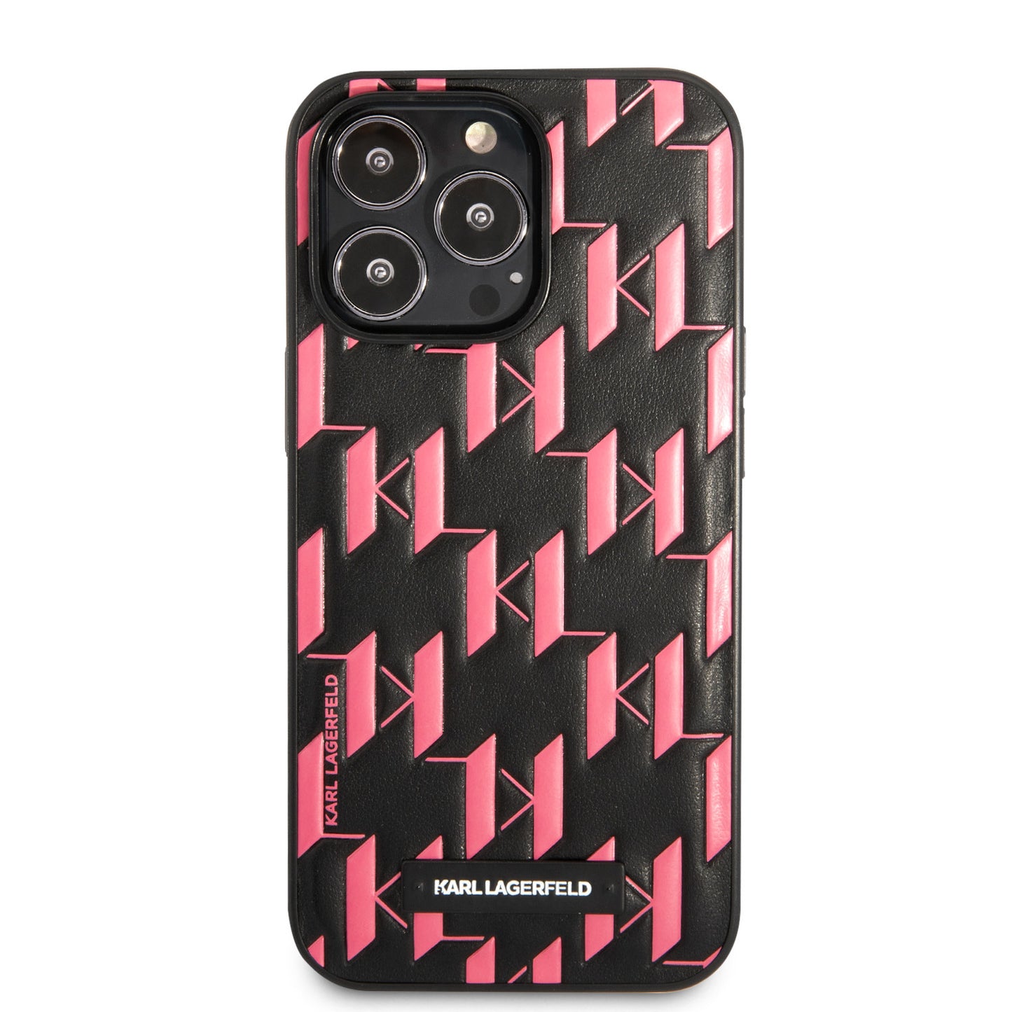 Karl Lagerfeld iPhone 13 PRO MAX Backcover - Monogram Plaque - Roze