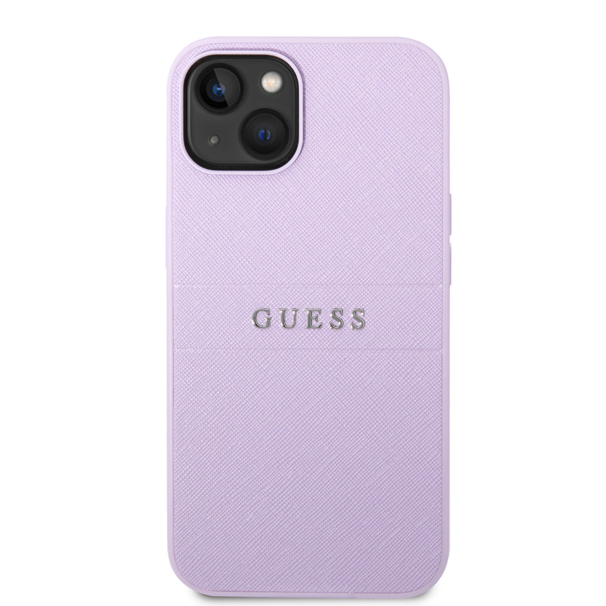 Guess iPhone 14 Plus Backcover - Saffiano - Paars