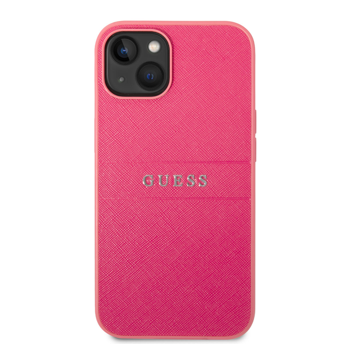 Guess iPhone 14 Backcover - Saffiano - Roze
