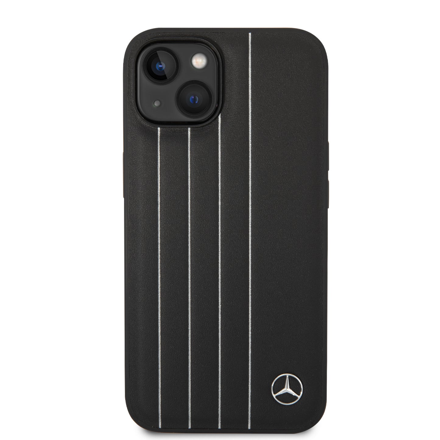 Mercedes-Benz iPhone 14 Leren Backcover - New Urban III - Zwart