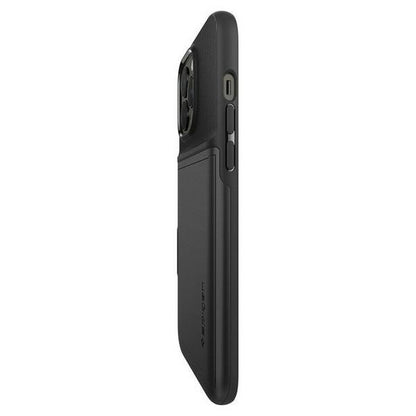 Spigen Slim Armor CS iPhone 13 PRO MAX Backcover - Pasjeshouder - Zwart