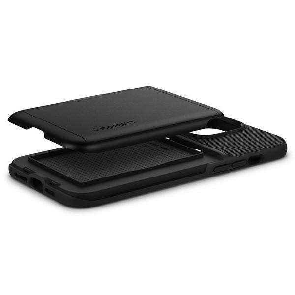 Spigen Slim Armor CS iPhone 13 PRO MAX Backcover - Pasjeshouder - Zwart