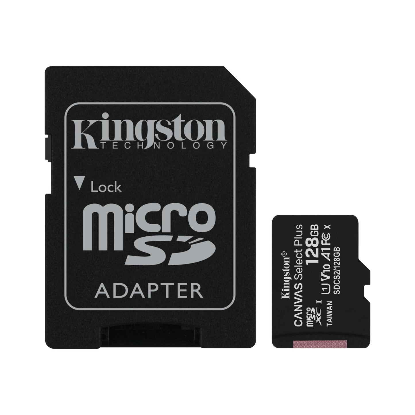 Kingston MicroSD met Adapter 128GB Class 10
