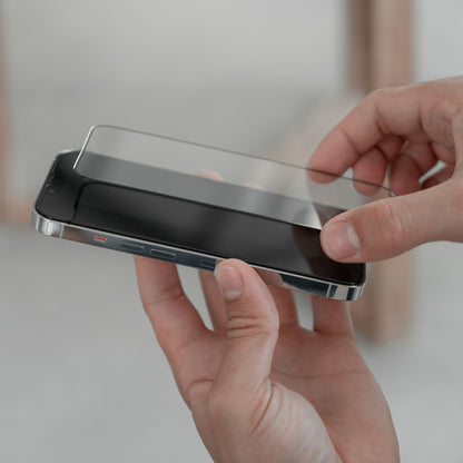 Full Screenprotector voor iPhone 14 Plus - Transparant - Zwart